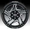 Moto Metal MO996 Ripsaw Gloss Black Milled Custom Wheels Rims 3