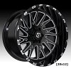 TIS Wheels 547BM Gloss Black Milled Custom Wheels Rims 5