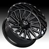 TIS Wheels 547BM Gloss Black Milled Custom Wheels Rims 3