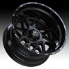 TIS Wheels 552B Gloss Black Custom Truck Wheels 3