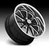 US Mags Rambler U117 Black Milled Custom Wheels Rims 2