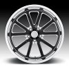 US Mags Rambler U117 Black Milled Custom Wheels Rims 3