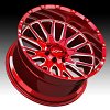 Worx Offroad 818RM Red Milled Custom Truck Wheels 5