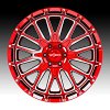 Worx Offroad 818RM Red Milled Custom Truck Wheels 6