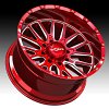 Worx Offroad 818RM Red Milled Custom Truck Wheels 2