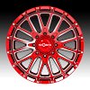 Worx Offroad 818RM Red Milled Custom Truck Wheels 3