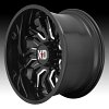 XD Series XD858 Tension Gloss Black Milled Custom Truck Wheels Rims 6