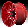 XD Series XD858 Tension Candy Red Milled Custom Truck Wheels Rims 2