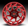 XD Series XD860 Onslaught Candy Red Custom Truck Wheels Rims 3