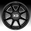 XD Series XD845 Pike Dually Gloss Black Milled Custom Wheels Rims 6