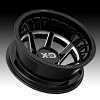 XD Series XD845 Pike Dually Gloss Black Milled Custom Wheels Rims 7
