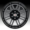 XD Series XD850 Cage Gloss Black Milled Custom Wheels Rims 2
