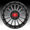XD Series XD857 Whiplash Machined Black Grey Tint Custom Wheels Rims 7
