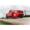 A 4K Video of a set of Fuel FC886 Hammerhead Blackout 20x9 6 Lug Wheels on a 2023 Ford F150
