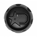 CAP-648BB-6-DSTAR / DropStars Satin Black Snap-In Center Cap 3