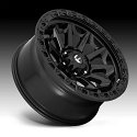 Fuel Covert D694 Satin Black Custom Wheels Rims 4
