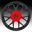 Motegi Racing MR147 CM7 Satin Black Custom Wheels Rims 5