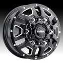 Ultra 003BM Hunter Van Dually Gloss Black Milled Custom Wheels Rims 2