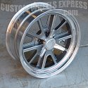 American Racing Shelby® Cobra® VN427 Gray Center w/ Polished Custom Rims Wheels 2