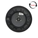 Back View of the XDCAP001MXBSTARSFT / XD Series Black Bolt-On Floating Center Cap Tall