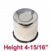 111SS / Stainless Steel Push-Thru Center Cap 2