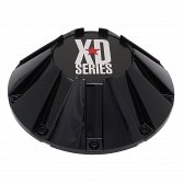 451L215-B001 / XD Series Gloss Black Bolt-On Center Cap 2