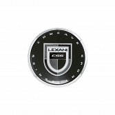 C-1009 / Lexani Chrome With Gloss Black CSS Snap In Center Cap 2