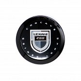 C-R42022B / Lexani Gloss Black Concave Sport Series Snap In Center Cap 2