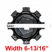 CAP-544BM-8-TIS / TIS Gloss Black Bolt-On Center Cap 4