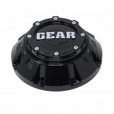 CAP-726B / Gear Alloy Gloss Black Bolt-on Center Cap 2