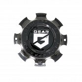 CAP-8L1-B19 / Gear Alloy Gloss Black Bolt On Center Cap 2