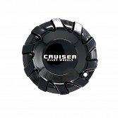 CAP-925MB / Crusier Alloy 925MB Cutter Gloss Black Bolt On Center Cap 2