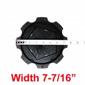 CAP-TDF2-B19 / TIS Gloss Black Bolt On Front Center Cap 4