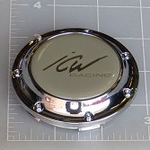 CAP-211 / ICW Racing Chrome Snap In Center Cap 2