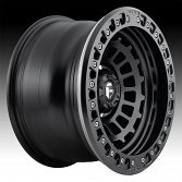 Fuel Zephyr Beadlock D101 Satin Black Custom Wheels Rims 2