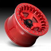 Fuel Warp Beadlock D117 Candy Red Custom Wheels Rims 2