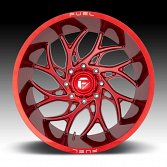 Fuel Runner D742 Candy Red Milled Custom Wheels Rims 3