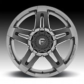 Fuel SFJ D764 Gunmetal Custom Truck Wheels Rims 3