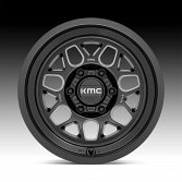 KMC KM725 Terra Satin Black Custom Truck Wheels 3