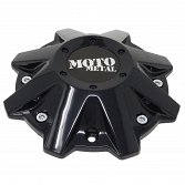 MO479L214GBO / Moto Metal Gloss Black Bolt-On Center Cap 2