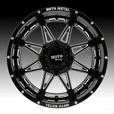 Moto Metal MO993 Hydra Gloss Black Milled Custom Wheels Rims 2
