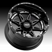 Moto Metal MO993 Hydra Gloss Black Milled Custom Wheels Rims 3