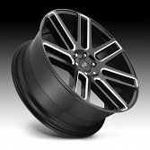 Niche Elan M096 Matte Black Milled Custom Wheels Rims 2