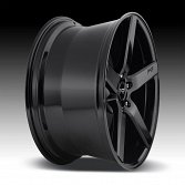 Niche Milan M188 Gloss Black Custom Wheels Rims 3