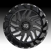 TIS Wheels 544BM Gloss Black Milled Custom Wheels Rims 2