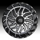 TIS Wheels 544MB Machined Gloss Black Custom Truck Wheels Rims 2