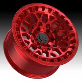 TIS Wheels 555MRT Machined Red Tint Custom Truck Wheels 3