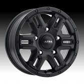 Ultra 470SB Judgement Van Satin Black Custom Wheels Rims 3