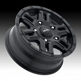 Ultra 470SB Judgement Van Satin Black Custom Wheels Rims 4