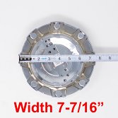 WRX-8856L / Worx Alloy Chrome 5x150 Bolt On Center Cap 4